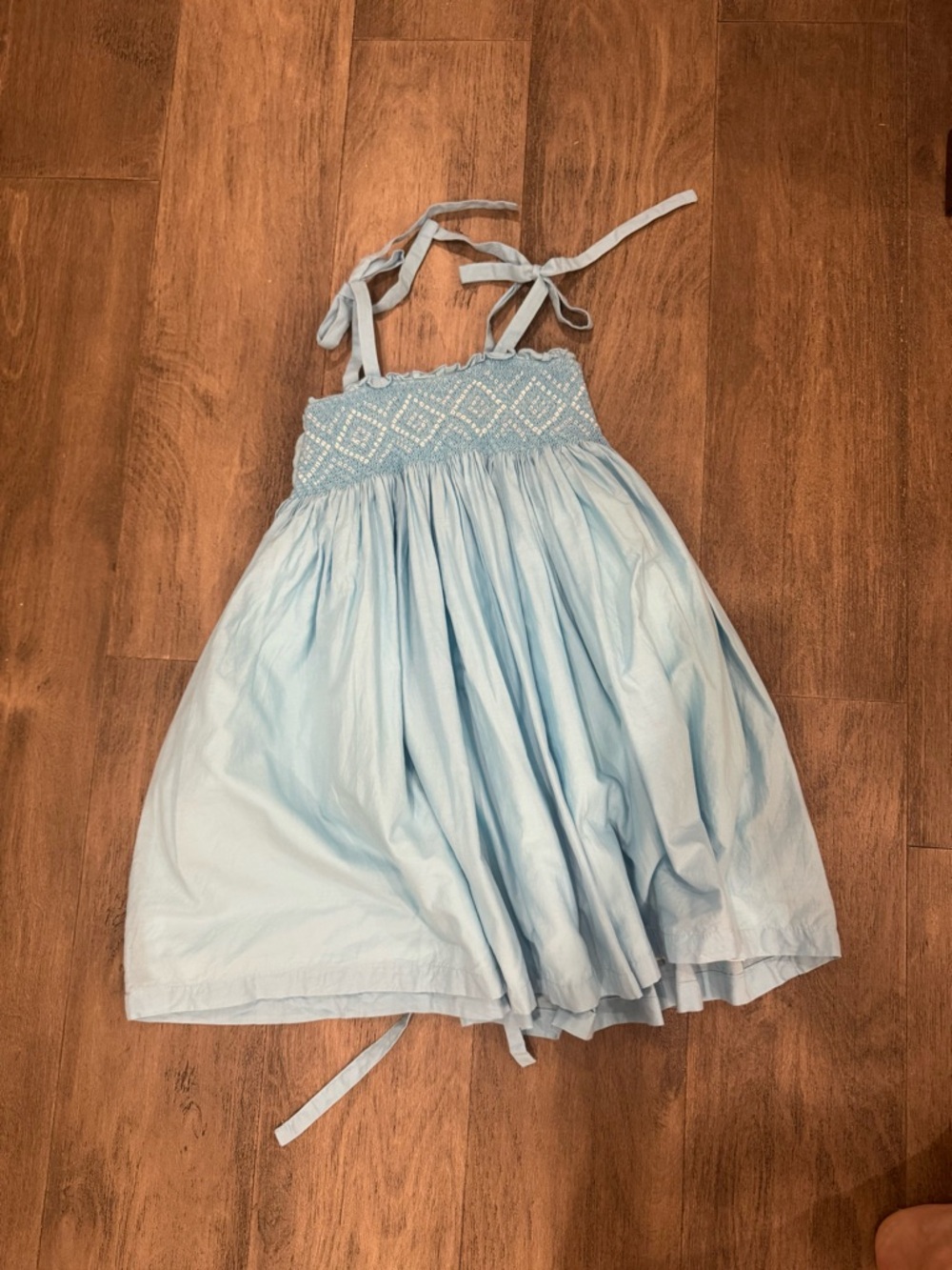 well dress wolf smock dress